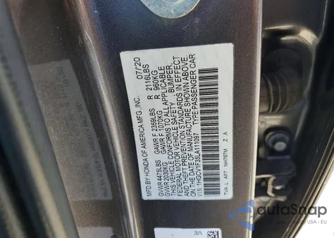 2020 Honda Accord Sport from USA, damaged, VIN 1HGCV1F35LA111097